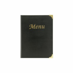 Porta menu00fas Securit Basic 31,5 x 24 cm Negro