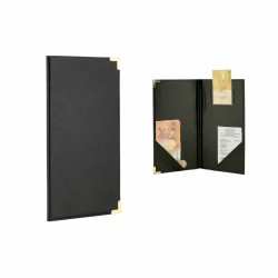 Carpeta Securit Classic Entrega de cuentas 23,9 x 13,1 cm Negro