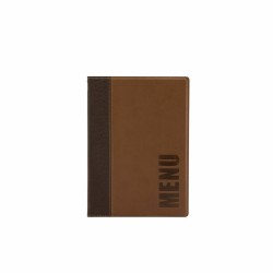 Porta menu00fas Securit Trendy Marru00f3n 25,3 x 17,7 x 0,8 cm