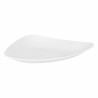 Plato Llano Inde Vedone Porcelana Blanco 31 x 25 x 4 cm (6 Unidades)