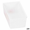 Caja Multiusos Modular Blanco 15 x 8 x 5,3 cm (24 Unidades)