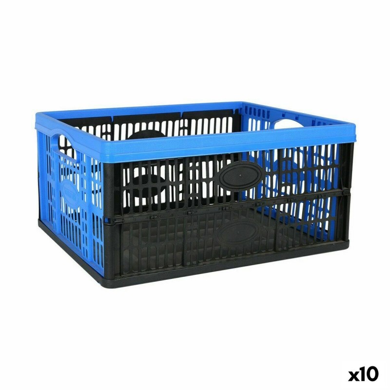 Caja Plegable con Asas Tontarelli Voilà Azul 47,5 x 35 x 23,6 cm (10 Unidades)