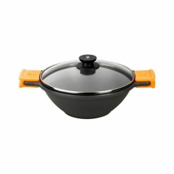 Sartu00e9n BRA Braisogona_A272028 Negro Negro/Naranja Metal Aluminio u00d8 24 cm u00d8 28 cm