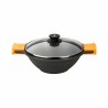 Sartu00e9n BRA Braisogona_A272028 Negro Negro/Naranja Metal Aluminio u00d8 24 cm u00d8 28 cm