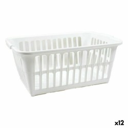 Cesto para la Ropa Sucia Tontarelli Classic Blanco 35 L 58 x 41 x 24 cm (12 Unidades)