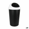 Cubo para la Basura Tontarelli Big hoop Blanco Negro 45 L (10 Unidades)