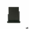 Pizarra Securit Woody Teca De pared Negro 60 x 40 cm