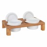 Soporte Inde Cazuela x 2 Bambu00fa Porcelana 29 x 18 x 6 cm (6 Unidades)