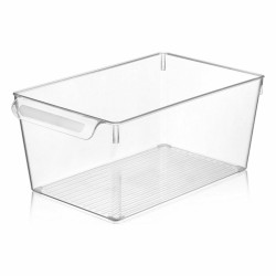 Caja Multiusos Quttin Transparente 20 x 32,5 x 14 cm (12 Unidades)