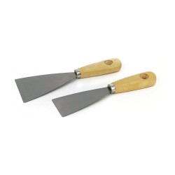 Espátula Mangos de madera Set 2 Piezas (36 Unidades)