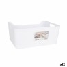 Cesta Multiusos Dem Blanco 33 x 24 x 14,5 cm (12 Unidades)