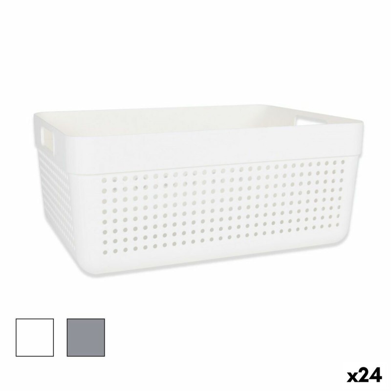 Cesta Multiusos Confortime 32,5 x 23,5 x 14 cm (24 Unidades)