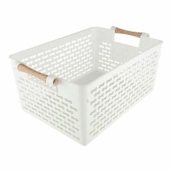 Cesta Multiusos Confortime Madera 37 x 23 x 15 cm (18 Unidades)