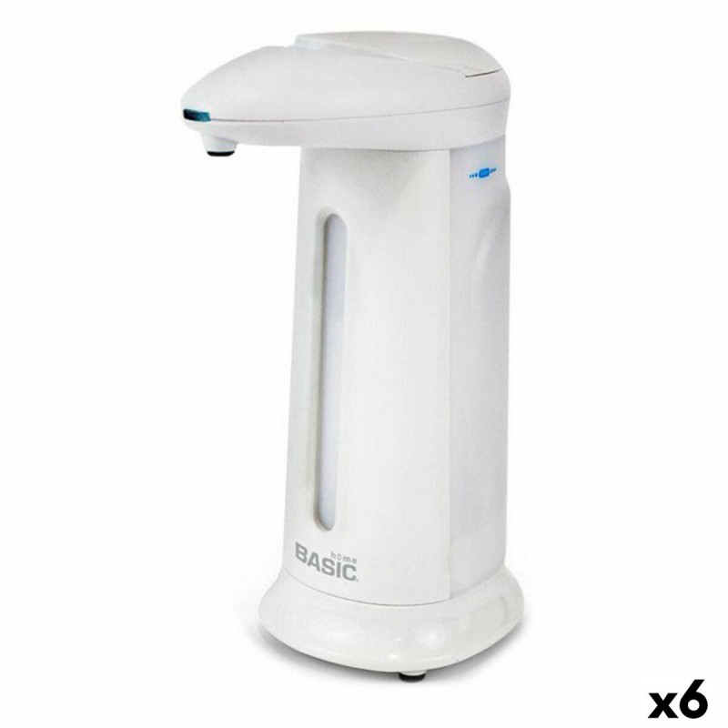 Dispensador de Jabón Automático con Sensor Basic Home 350 ml (6 Unidades)