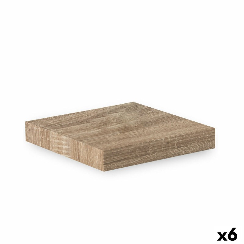 Estante Confortime Natural Madera MDF 23,5 x 23,5 x 3,8 cm (6 Unidades)