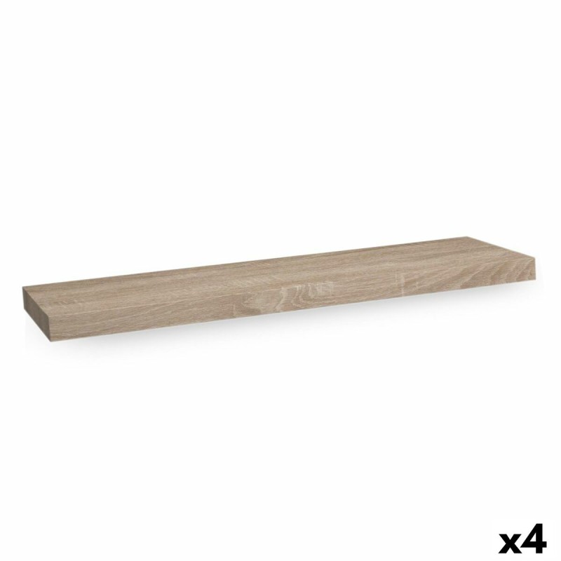 Estante Confortime Madera MDF Marrón 23,5 x 80 x 3,8 cm (4 Unidades)