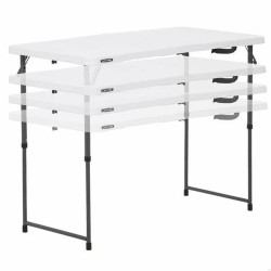 Mesa Plegable Auxiliar Multiposición Colorbaby 122 x 61 x 56 cm