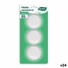 Moldes para Magdalenas Algon Blanco Desechables (80 Piezas) (24 Unidades)