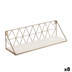 Estantería Vinthera Moa Acero Dorado 40 x 12 x 12 cm (8 Unidades)