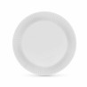 Set de Platos Algon Cartu00f3n Desechables Blanco (10 Unidades)