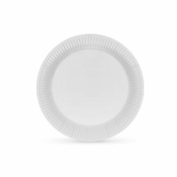 Set de Platos Algon Cartu00f3n Desechables Blanco (36 Unidades)