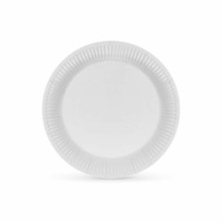 Set de Platos Algon Cartu00f3n Desechables Blanco (36 Unidades)