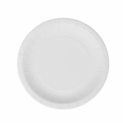 Set de Platos Algon Desechables Blanco Cartu00f3n 20 cm (36 Unidades)