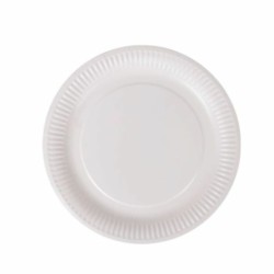 Set de Platos Algon Desechables Blanco Cartu00f3n 23 cm (36 Unidades)