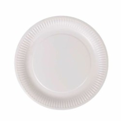 Set de Platos Algon Desechables Blanco Cartu00f3n 23 cm (36 Unidades)