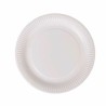 Set de Platos Algon Desechables Blanco Cartu00f3n 23 cm (10 Unidades)