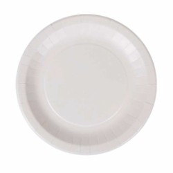 Set de Platos Algon Desechables Blanco Cartu00f3n 28 cm (15 Unidades)