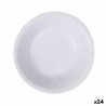 Set de Platos Algon Desechables Blanco Cartu00f3n 450 ml (24 Unidades)