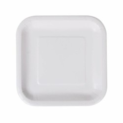 Set de Platos Algon Desechables Blanco Cartu00f3n 23 cm (36 Unidades)