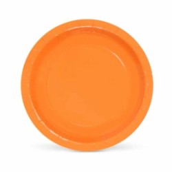 Set de Platos Algon Desechables Cartu00f3n Naranja (36 Unidades)