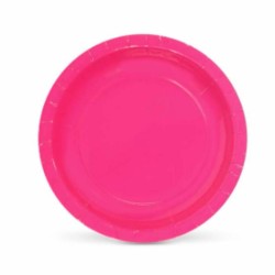 Set de Platos Algon Desechables Cartu00f3n Fucsia 20 x 20 x 1,5 cm (36 Unidades)