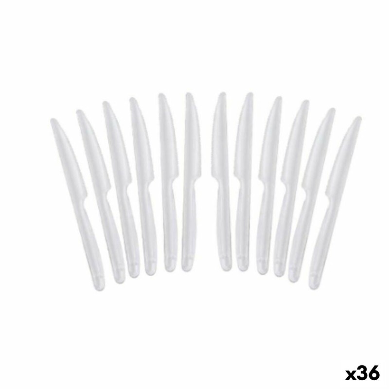 Set de cuchillos reutilizables Algon Transparente 36 Unidades