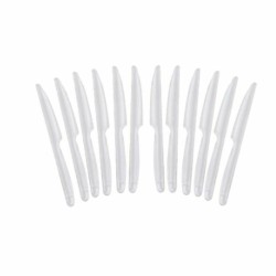 Set de cuchillos reutilizables Algon Transparente 36 Unidades