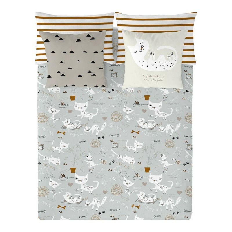 Funda Nórdica Panzup Cats Cama de 180/190 (260 x 220 cm)