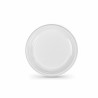 Set de platos reutilizables Algon Blanco Plu00e1stico 17 x 17 x 1,5 cm (36 Unidades)