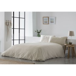 Funda Nórdica Naturals ELBA Beige Cama de 150 (240 x 220 cm)