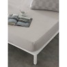 Sábana Bajera Ajustable Naturals ELBA Gris claro 180 x 200 cm (Cama de 180)