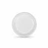 Set de platos reutilizables Algon Blanco Plu00e1stico (6 Unidades)