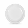 Set de platos reutilizables Algon Blanco Plu00e1stico 28 x 28 x 2 cm (24 Unidades)