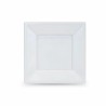 Set de platos reutilizables Algon Blanco Plu00e1stico 18 x 18 x 1,5 cm (36 Unidades)