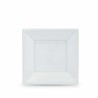 Set de platos reutilizables Algon Blanco Plu00e1stico 18 x 18 x 1,5 cm (24 Unidades)