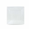 Set de platos reutilizables Algon Blanco Plu00e1stico 23 x 23 x 2 cm (24 Unidades)