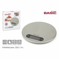 Bu00e1scula Digital de Cocina Basic Home Plateado 20 x 2,1 cm (6 Unidades)