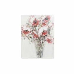 Cuadro DKD Home Decor Pintado a mano Flores (90 x 3 x 120 cm)