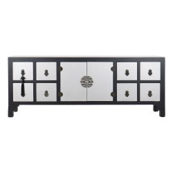 Mesa TV con Cajones DKD Home Decor Oriental Madera MDF (130 x 24 x 51 cm)