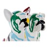 Figura Decorativa DKD Home Decor Multicolor Perro Lacado 20 x 12,5 x 17,5 cm (2 Unidades)